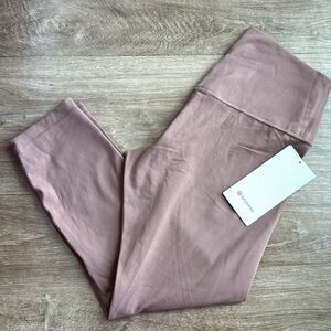 Lululemon Align High-Rise Crop 23" Dark Oxide‎ size 10 NWT